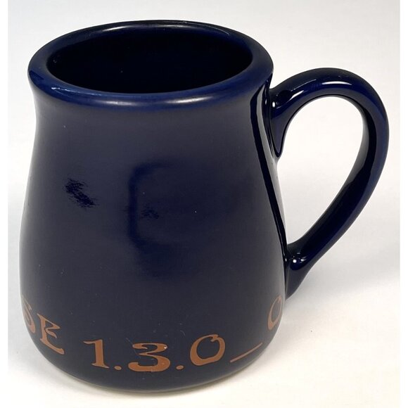 VTG 2000 Java Program FIREFLY Release J2SE 1.3.0_01 Cobalt Blue COFFEE MUG USA - Picture 3 of 6